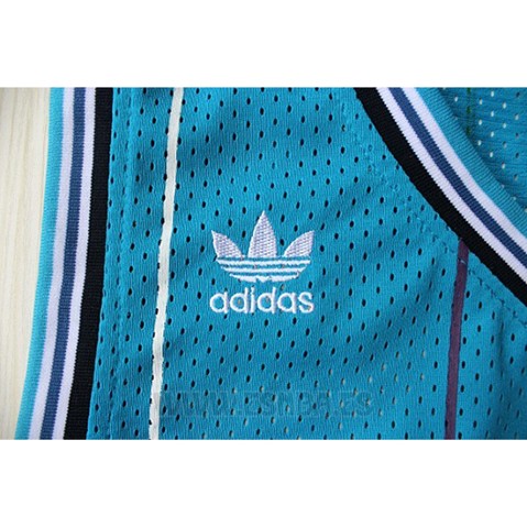 Camiseta Charlotte Hornets Larry Johnson #2 Retro Azul